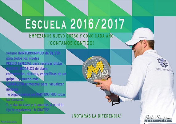 Escuela padel 2016/2017